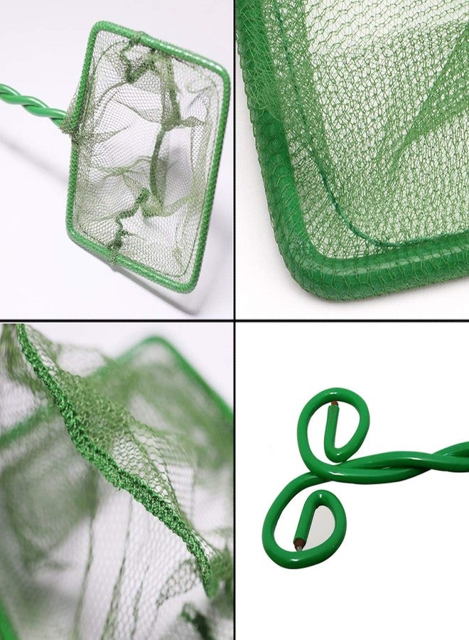 TRADESK Anky Aquarium Fish Net Mesh, 8inch - Home Tank Fishing Scoop Mesh Net - Koi Pond Scooping Net Small Big Size (Green) - Image 3